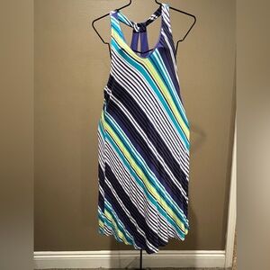 Dakini Vibrant Striped Dress
